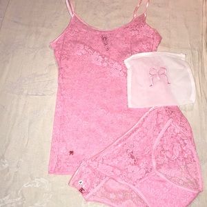 BREAST CANCER AWARENESS LINGERIE SET
